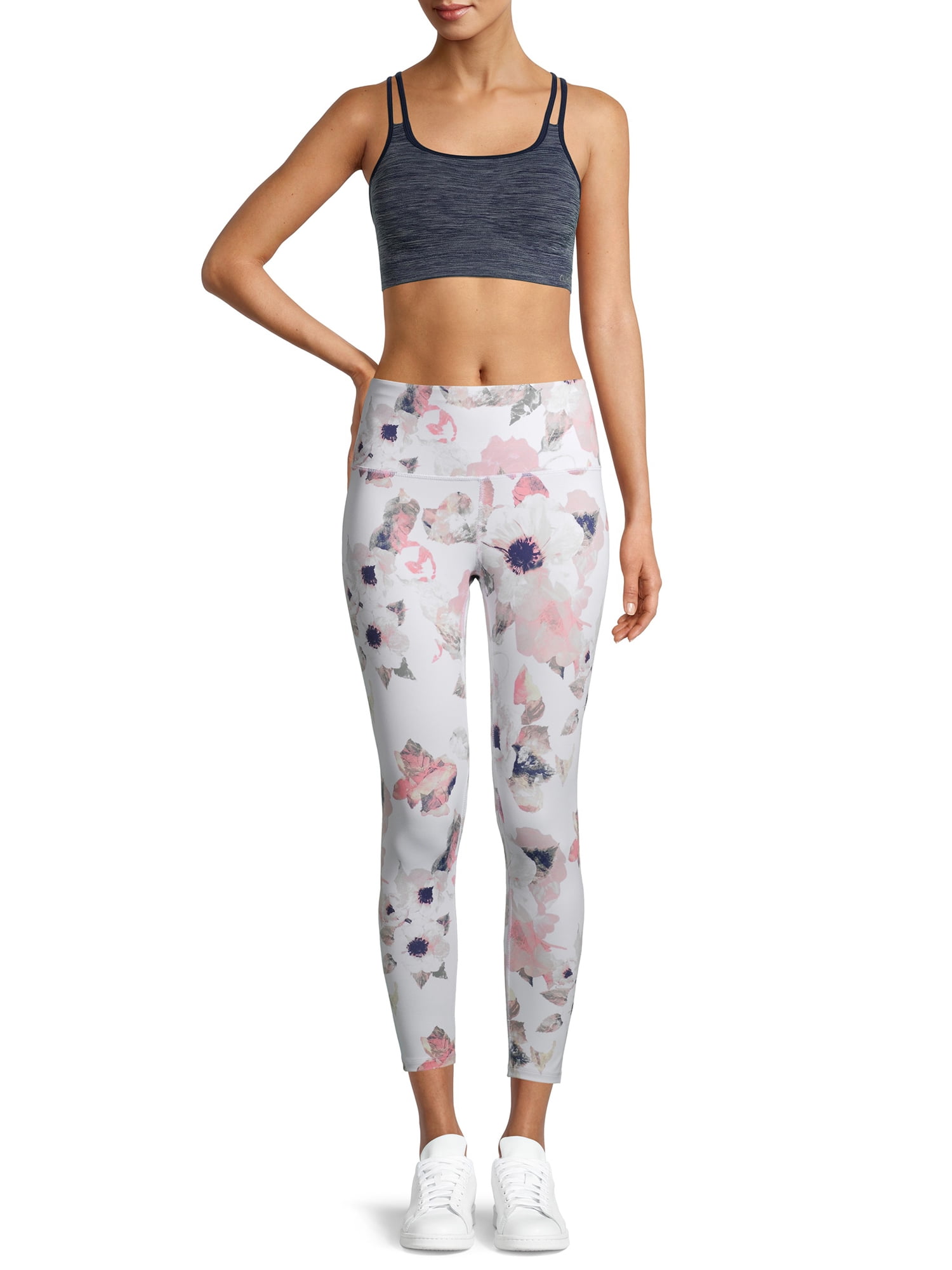 EVOLUTION & CREATION Leggings Floral Yoga Pants Womens Size Small