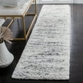 thumbnail image 2 of Safavieh  Berber Shag Jindra Abstract Rug 2'2" x  9' - Ivory/Grey - Runner, 2 of 8