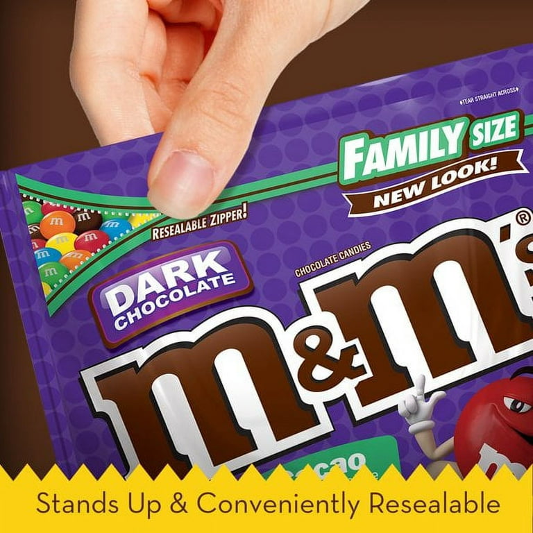 M&M's Chocolate Candies Dark Chocolate Family Size (19.2 oz)