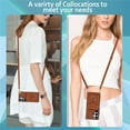 thumbnail image 2 of HCTian for Samsung S23 Plus Lanyard Leather Wallet Card Phone Case Ring Cover, 2 of 7