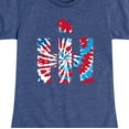 thumbnail image 3 of Case IH - RWB Tie Dye IH - Youth Girl Short Sleeve T-Shirt, 3 of 5