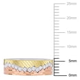 thumbnail image 2 of Everly Women's Cubic Zirconia 14k Rose Gold Wedding Ring, 2 of 8