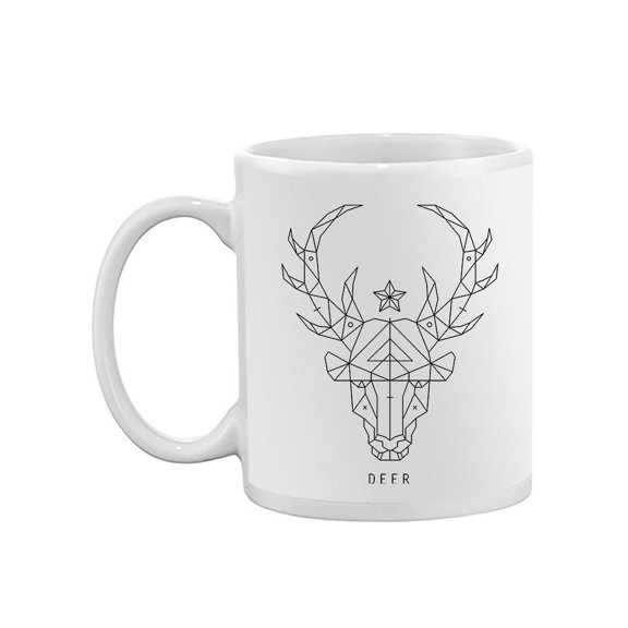 Polygonal Deer Head. Mug  -Image by Shutterstock,