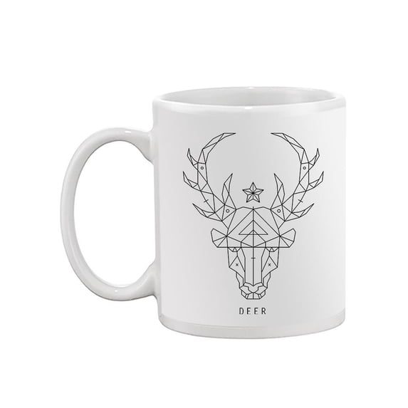 Polygonal Deer Head. Mug -Image by Shutterstock,