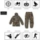 thumbnail image 2 of Trajes de camuflaje Trajes de Ghillie Hojas 3d Ropa de camuflaje de Woodland Ropa y pantalones militares de francotirador del ejército para caza en la jungla, tiro, Airsoft, vida silvestre kaili Sencillez, 2 of 3