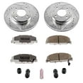 thumbnail image 3 of PowerStop Front Z26 Street Warrior Carbon-Fiber Ceramic Brake Pad and Drilled and Slotted Rotor Kit Fits: HONDA Select Models K699-26, 3 of 9