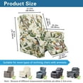 thumbnail image 3 of FUIALDOLG Cute Squirrel Print Recliner Chair Covers 4-Pieces Stretch Lazyboy Recliner Chair Cover Fitted Sofa Couch Cover Washable Reclining Couch Slipcover Furniture Protector, 3 of 7