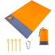 thumbnail image 2 of Manta de playa extragrande antiarena | Esterilla extragrande de secado rápido de 79 x 55 pulgadas | Resistente al viento con estacas | Manta portátil para picnic y camping al aire libre para toda la, 2 of 6