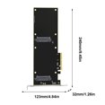 thumbnail image 2 of 1/2/4 bahías PCIE a U.2 adaptador convertidor vertical tarjeta de expansión duradera U.2 PCI-E, 2 of 9