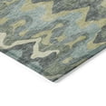 thumbnail image 4 of Addison Rugs Chantille Indoor/Outdoor Transitional Waves Sage Washable Rectangle Rug, 9' x 12', 4 of 6