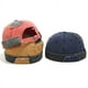 thumbnail image 4 of Zhuge Gorra de algodón lavada sin visera con parche elegante para hombre, gorra de marinero Docker negra, 4 of 4