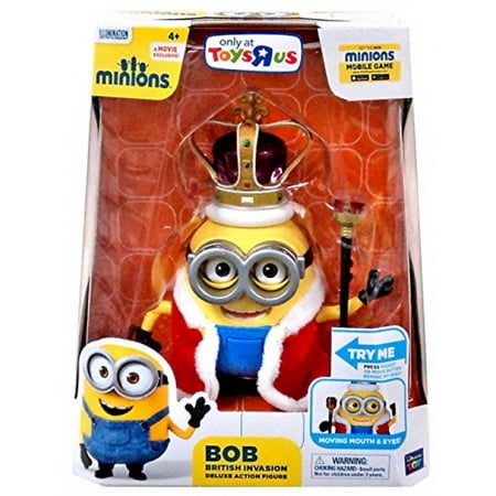 Minions - Bob British Invasion Deluxe Action Figure (20195) by Thinkway Toys