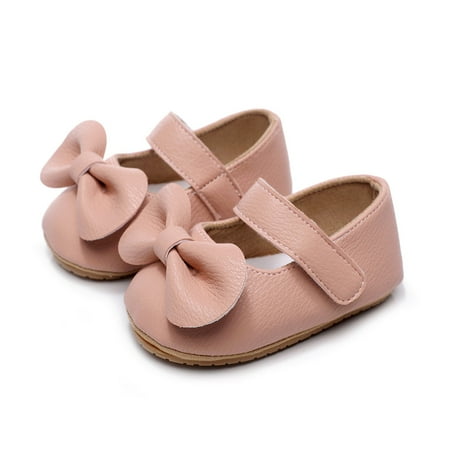 

Huilaibazo Baby Sandals Girls Single Shoes Bowknot First Walkers Shoes Toddler Sandals Princess Shoes