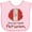 AD-Pink, variant on Inktastic I'm So Cute, I Must Be Peruvian Flag Sunflower Boys or Girls Baby Bib