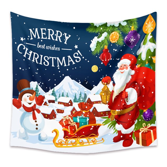 Christmas Series Tapestry Tree for Home, Bedroom Decoration, Background Cloth, Wall Hanging Decor