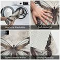 thumbnail image 2 of Elegant Butterfly Rugs Washable Cover Floor Rug Carpets Home Decorations for Bathroom Kitchen Bedroom Indoor 31.5x20 inch, 2 of 6