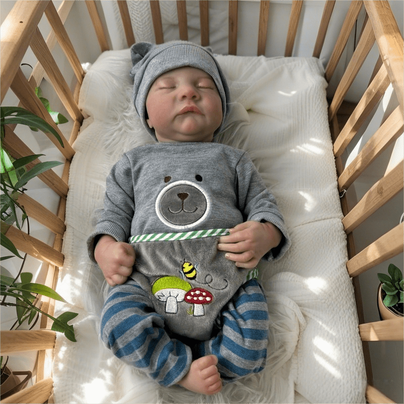 Dayoff Kids Lifelike Reborn Baby Dolls - 18 Inch Realistic Baby Doll (No Accessories) For Kids Age 3+