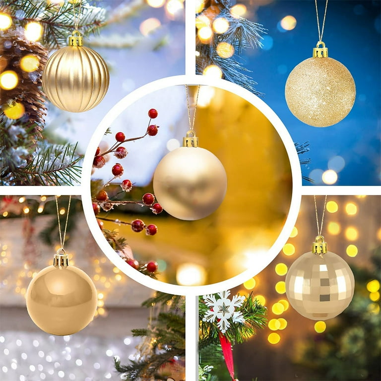 Assorted color christmas balls deals