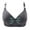 Dark Gray, variant on Lolmot Plus Size Bras for Women Full Coverage Non Padded Wireless Minimizer Bra Push Up Thin Soft Comfort Bra Sleep Bralette Solid Color Powerful Lifting Bra