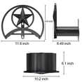 thumbnail image 7 of Outlandpro Garden Hose Holder 125Ft Wall-Mounted Hose Reel Decorative Star  Durable  Hose Hanger, 7 of 7