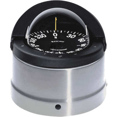 Sterling Silver Large Compass - RITCHIE COMPASSES DNP-200 Compass, Binnacle Mount, 4.5