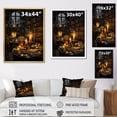 thumbnail image 4 of Designart "Classic Literature in the Library II" Cityscapes Floater Framed Wall Art Print, 4 of 7