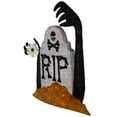 thumbnail image 4 of Lighted Tombstone Halloween Decoration - 36" - Black and Gray - Orange LED Lights, 4 of 7
