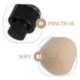 thumbnail image 4 of SHISUYAN 2 pcs Portable Powder Brush Refillable Makeup Powder Brush Travel Loose Powder Brush Pressed Powder Brush, 4 of 9
