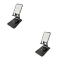 thumbnail image 4 of Seitruly Soporte para teléfono celular de altura Soporte para tableta Soporte de escritorio estable perezoso giratorio de 360 Negro 2piezas, 4 of 6
