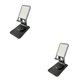 thumbnail image 4 of Inteprter Soporte para teléfono celular Altura Plegable Soporte para tableta Universal Rotación de 360 ​​​​grados Soporte de escritorio Negro 2piezas, 4 of 6