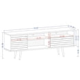thumbnail image 3 of Liberty 70.86" Mid-Century Modern TV Stand with 4 Shelving Spaces and 1 Drawer  with Solid Wood Legs, 3 of 3