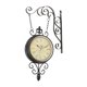 thumbnail image 1 of Reloj de pared de doble cara redondo decorativo con diseño de granja y pilas. Negro, 1 of 9