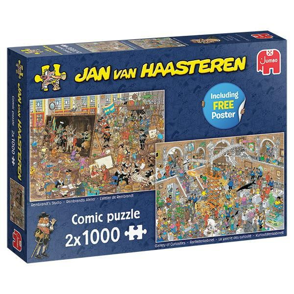 een miljoen Sandalen Helder op Jumbo : Puzzle 2 X 1000 pcs / Rembrandt's Studio / Gallery o - Walmart.com