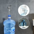 thumbnail image 6 of FLONOZZ Self Adhesive Wall Hooks, 20 Pack Transparent Reusable Seamless Hanging Hooks, 6 of 8