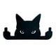 thumbnail image 1 of Adorno decorativo de gato negro - Figura de arte de pared de gato divertido - Regalos de gato negro perfectos para exhibir en el escritorio - Amantes de los gatos artísticos, 1 of 5
