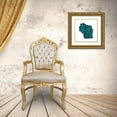 thumbnail image 3 of Art Licensing Studio 12x12 Gold Ornate Wood Framed with Double Matting Museum Art Print Titled - Wisconsin, 3 of 4
