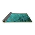 thumbnail image 2 of Ahgly Company Indoor Rectangle Oriental Turquoise Blue Industrial Area Rugs, 3' x 5', 2 of 4