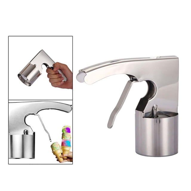 Herramienta para hacer bolas de hielo, accesorios de cocina, herramienta para helados, hogar para albóndigas BLESIY Fabricación de bolas de hielo