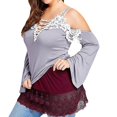 thumbnail image 5 of Shirt Extenders Adjustable Layering Fake Tops Lower Sweep Hem With Elastic WaistL, 5 of 5