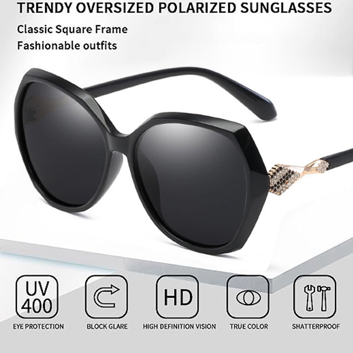European and American fashion and elegant sunglasses, trendy