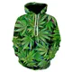 thumbnail image 3 of Sudadera con capucha 3D de marihuana para hombre y mujer, con estampado de girasol, informal, de gran tamaño, a la moda, 2024, 3 of 7