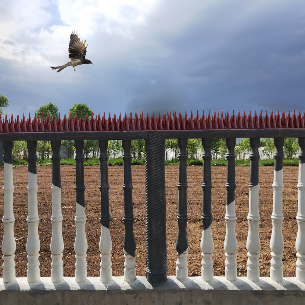 Elowen Defender Spikes Spikes Bird Spikes, 43CM Defender Spikes Squirrel Small Birds Pigeons Repellent Spikes for Outdoor, Wall, Fence, Anti Theft Climb Strips Set of 12