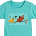 thumbnail image 3 of The Lion King - Hakuna Matata Outlined Words - Toddler & Youth Girls Short Sleeve Graphic T-Shirt, 3 of 5