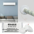 thumbnail image 1 of Sellador de caucho flexible para agujeros de aire acondicionado y reparación de tuberías: 1000% alargado, secado rápido, retardante de llama, relleno impermeable para grietas en paredes y tejados, 1 of 6
