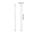 thumbnail image 4 of SEWCHICS 6-Piece Stainless Steel Stirring Rod Set for Honey, Jam, Coffee, Tea, and Beverage Mixing, 4 of 6