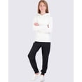 thumbnail image 4 of 3 Pack: Girls' Soft Brushed Fleece Pullover Hoodie Sweatshirt With Kangaroo Pocket (Ages 7-16), 4 of 5