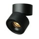 thumbnail image 2 of de tejado Bombillas de riel ajustables Lámpara empotrada colgante de montaje en superficie cromada Tienda Tiendas de oficina Pasillo Negro 7W Yinane Focos de techo, 2 of 8