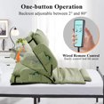 thumbnail image 6 of Flroha Power Lifting Bed Backrest Sit-up Bed Back Rest Elderly Bed Assist Electric Auxiliary Backrest Includes Pillow & Foot Pad for Patient Handicap excitement, 6 of 9