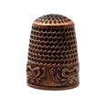 thumbnail image 1 of bedienty Knitting Rings Finger for Protection Thimble Adjustable Sewing Loop Specially-designed Crochet Tools for Home Yarn Crafts Rose Gold Ring 1Set, 1 of 6