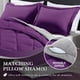 thumbnail image 3 of Set de edredón downluxe Queen morado/gris, 3 piezas, 3 of 6